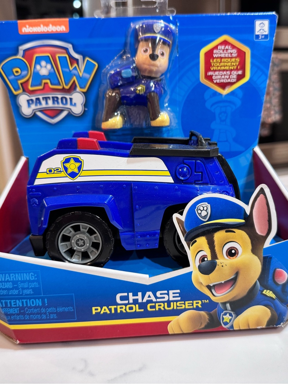PAW Patrol Chase Patrol Cruiser Vehicle w/ Chase Figure NEW NIB